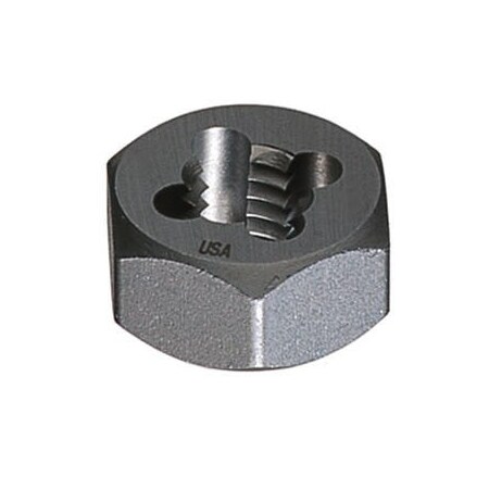 Champion Cutting Tool 1in-12 - CS30 Hexagon Rethreading Die, 12 TPI Threads per Inch, Contractor Series, Carbon Steel CHA CS30-1-12
